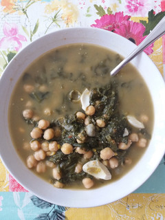 Una foto de Garbanzos con espinacas