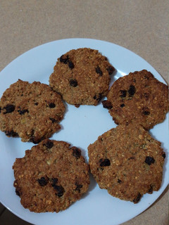 Una foto de Galletas de avena y pasas