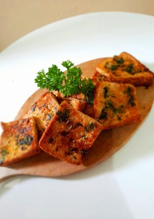 Foto resep Garlic whole wheat bread