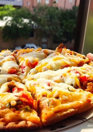 عکسی از دستور پیتزا مخلوط
