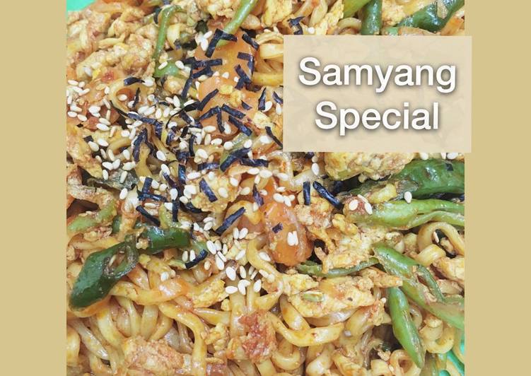 Samyang special ala anak kos 🎉