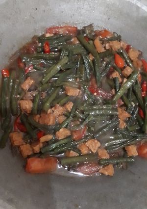 Foto resep Tumis kacang panjang mix rebon