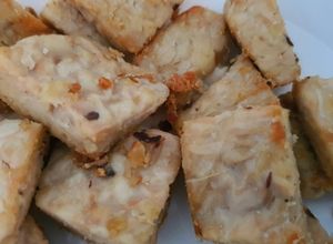 Una foto de Tempeh con jengibre