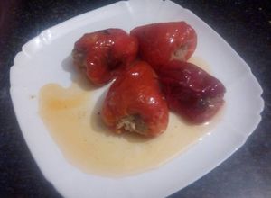 Foto principal de Pimento relleno de pavo y al horno 