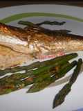Cefalo al Forno con Asparagi Grigliati Senza Glutine