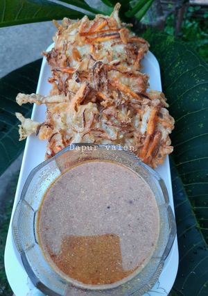 Foto resep Bakwan sambal kacang