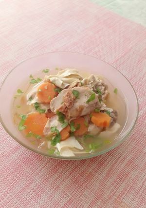 Foto resep Sup Ayam Kembang Tahu