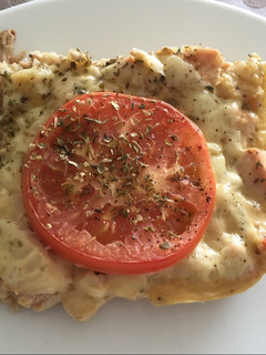 Una foto de Soufflé de coliflor y pollo Light (sin harina, sin salsas)