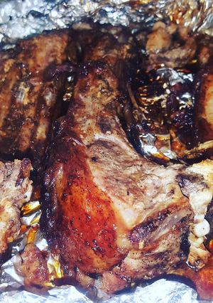 A picture of Baked Pork Ribs.