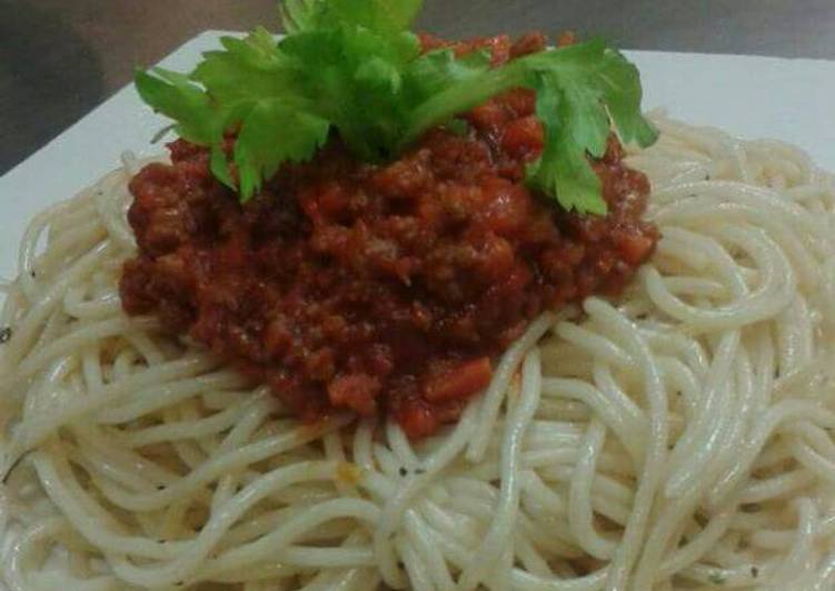 Espaguetti a la bolognesa