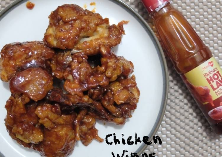 12 Resep: 18. Spicy Chicken Wings Kekinian