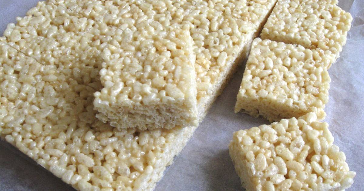Rice Bubbles & Marshmallow Slice Recipe by Hiroko Liston Cookpad