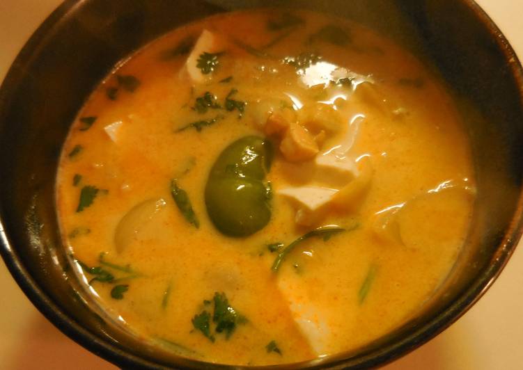 The Easiest and Tips for Beginner Thai Red Curry with Chicken &amp; Tofu