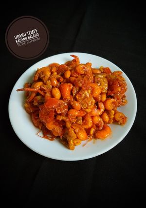 Foto resep Udang Tempe Kacang Balado