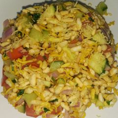 A picture of Chatpata raw mango bhel.