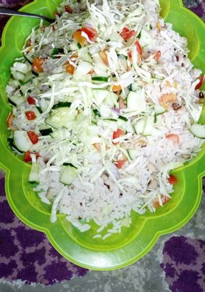 A picture of Shinkafa da wake.