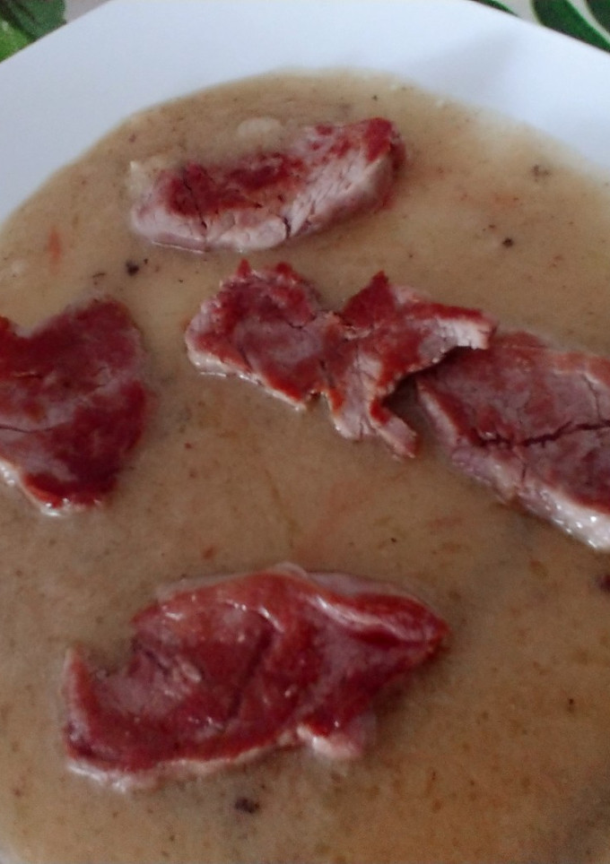 Una foto de Solomillo de cerdo en salsa de yogur al jerez