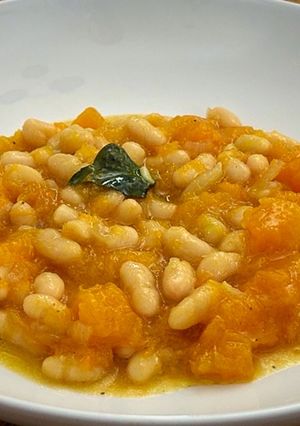 Foto principal de Alubias con calabaza