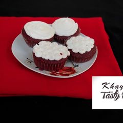 A picture of Super moist red velvet recipe.