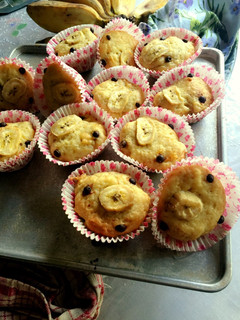 Foto resep Banana muffin no mixer