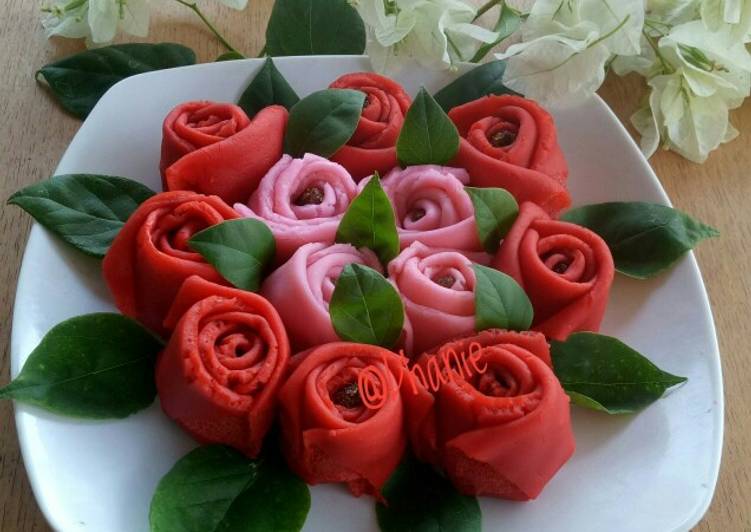 Resep Dadar gulung mawar Anti Gagal