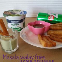 A picture of Masala walay fries.