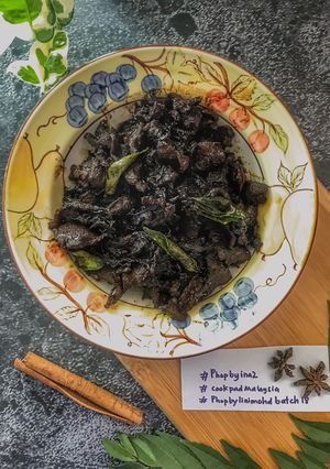 Gambar Daging Masak Hitam Versi Ina.Z#phopbylinimohd#batch18