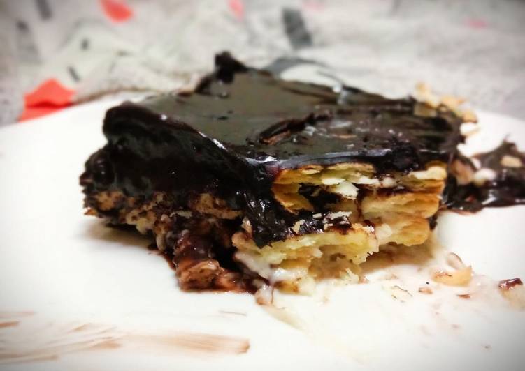 No-Bake chocolate eclair