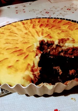 Una foto de Shepard's Pie (Pay de carne molida y puré de papa)