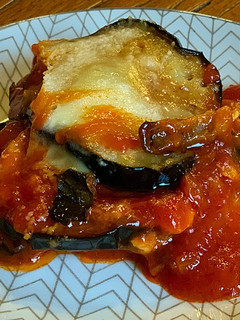 Una foto de Berenjenas a la parmesana