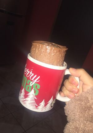 Una foto de Brownie en taza