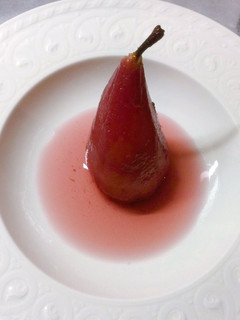 Foto di Pere al vino rosso