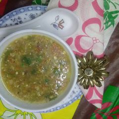 A picture of Vegetable soup.