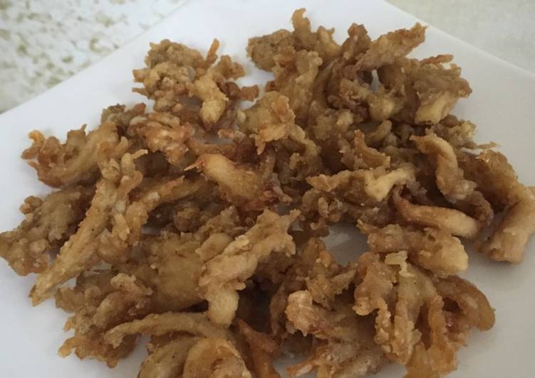 Resep Jamur tiram crispy kering yang Bikin Ngiler