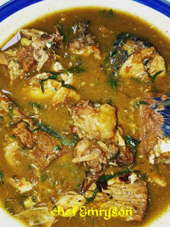 A picture of Nsala soup.