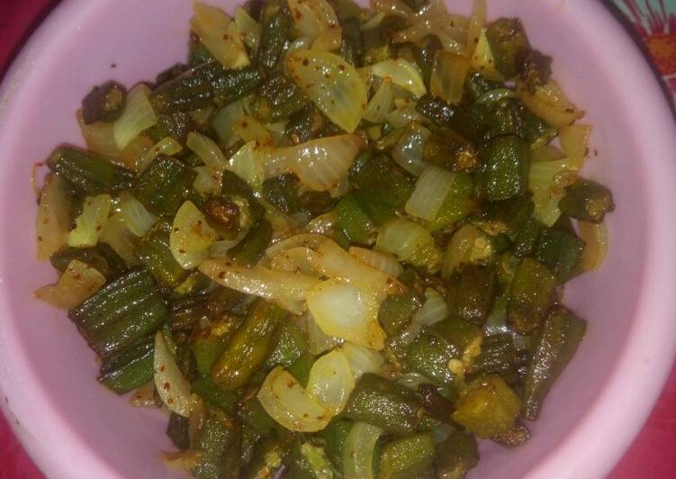 Easiest Way to Make Favorite Lady finger with onion