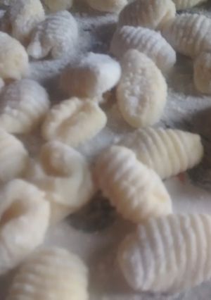 Una foto de Ñoquis de papa caseros