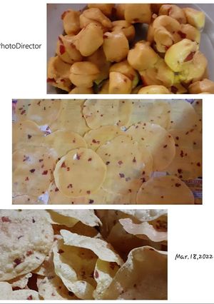 A picture of Besan Papdi.