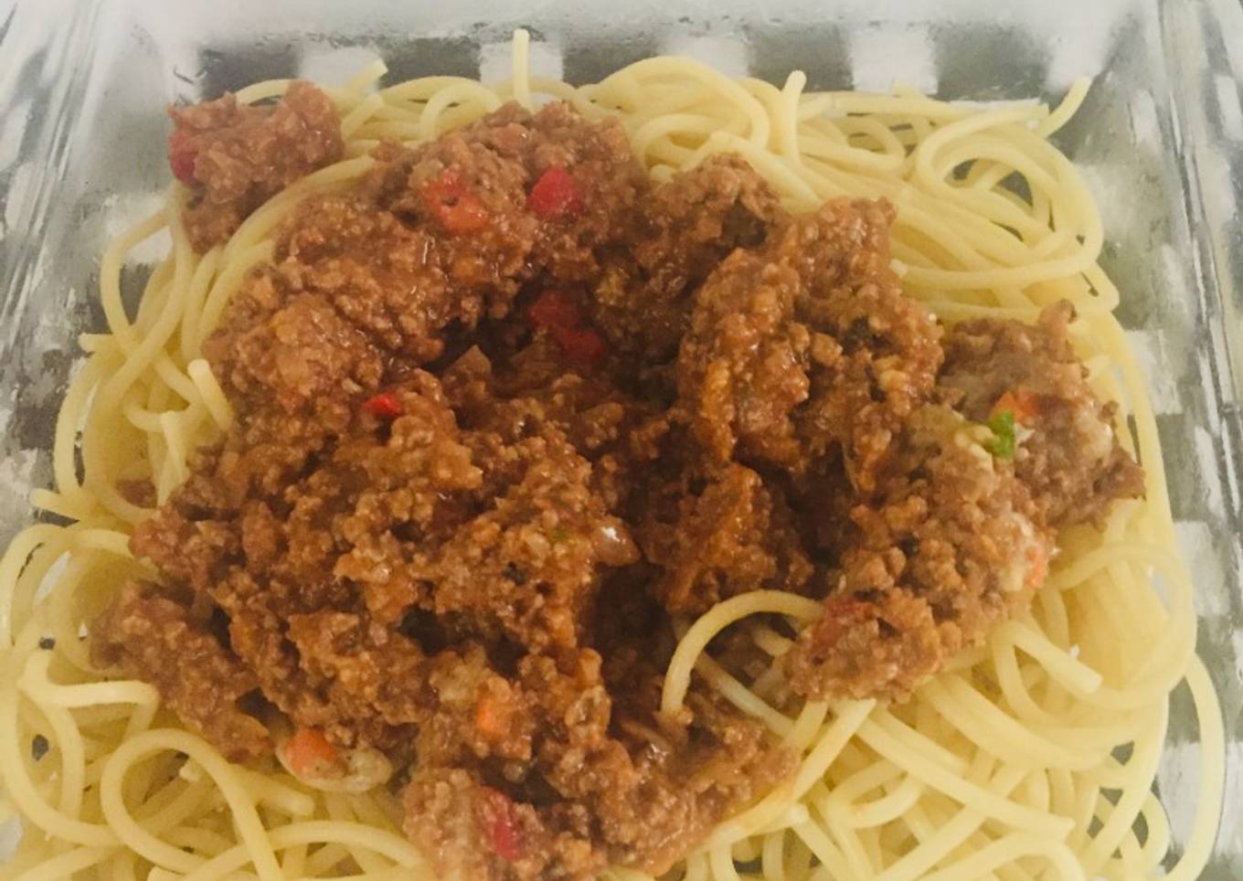 Spaghettis en Salsa Boloñesa!