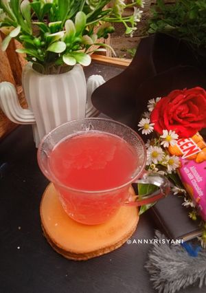 Foto resep Dragon fruit apple tea
