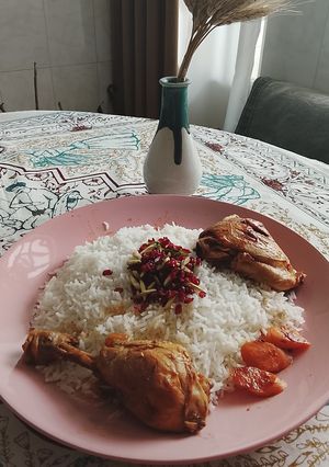 عکسی از دستور مرغ بدون روغن 🍗