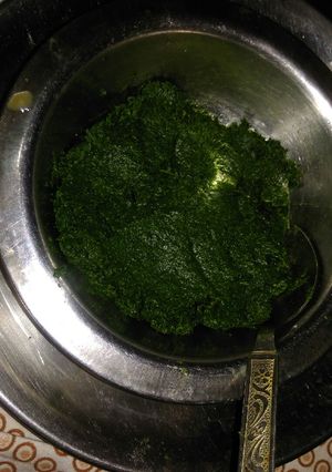 A picture of Palak ka sag.