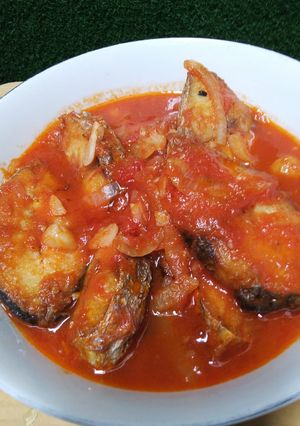 Foto resep Ikan Tengiri Masak Sarden / Saus Asam Manis - Kids Menu