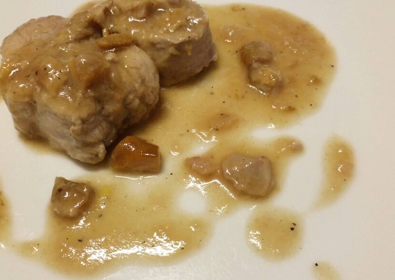 Filetto di miale con porcini alla birra