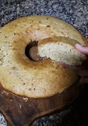 Una foto de Bizcochuelo de vainilla esponjoso y Muy fácil!☕