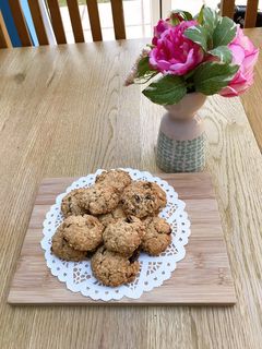 楓糖堅果果乾燕麥餅乾(無蛋/酥脆版) 的食譜成品照片