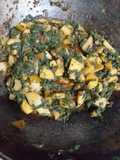Aloo palak green veg