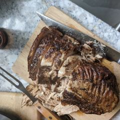 A picture of Slow cooked pork tenderloin.