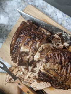 A picture of Slow cooked pork tenderloin.