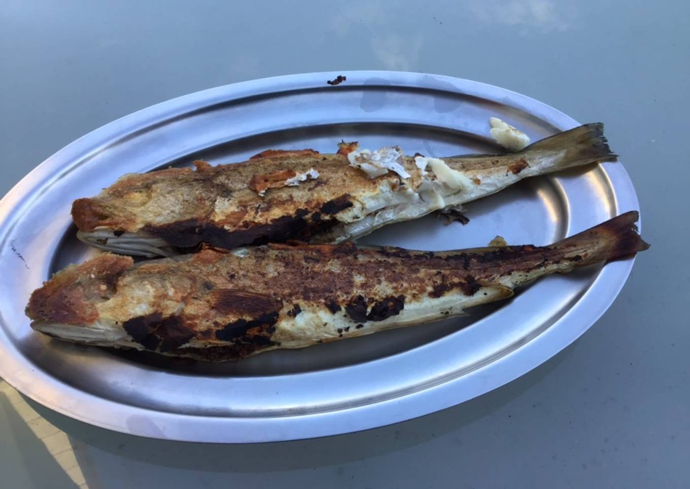 Merlans de ligne farcis et grillés